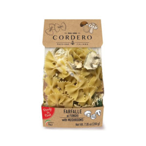 Farfalle with Mixed Mushrooms - Ready to Cook Pasta